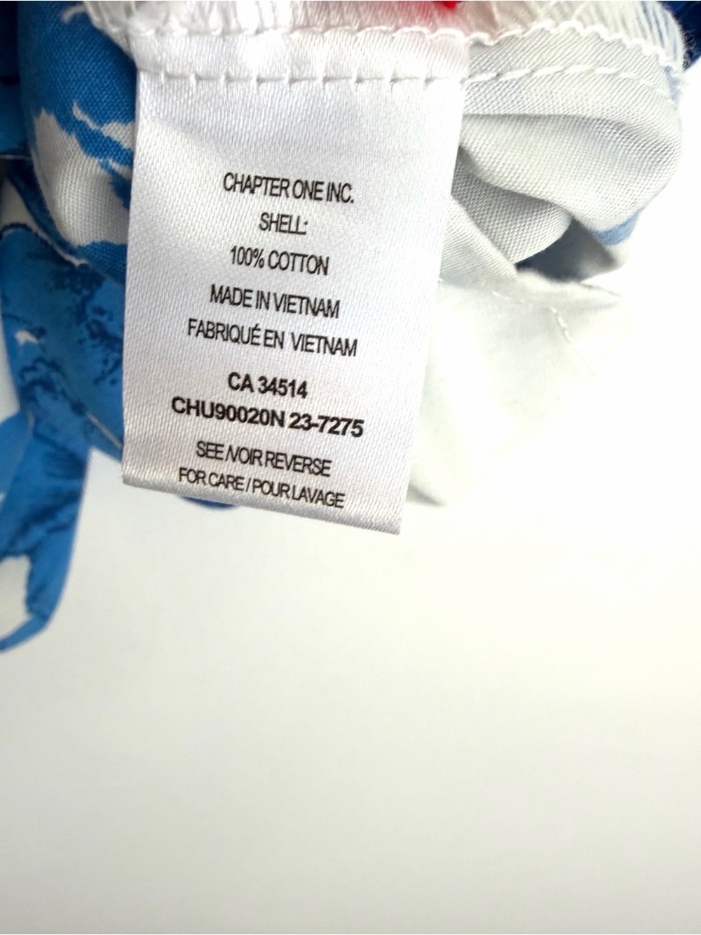 NWT C - 100% Cotton Blue Floral Maxi Skirt Resortcore  - Size S - Picture 5 of 5